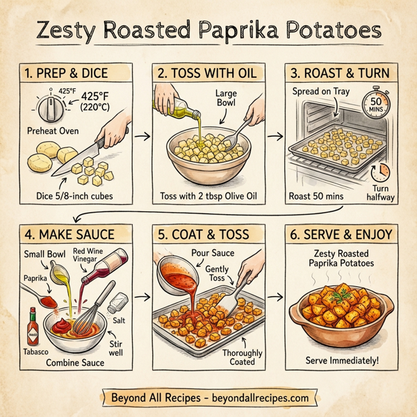 Zesty Roasted Paprika Potatoes instructions