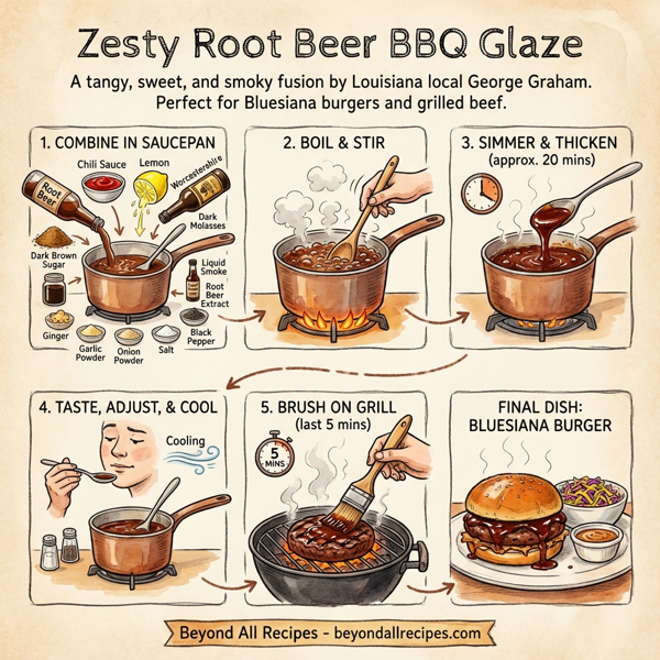 Zesty Root Beer BBQ Glaze instructions