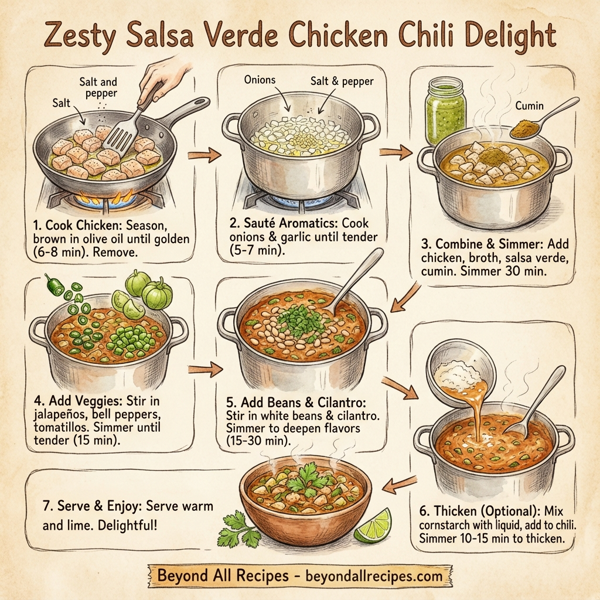 Zesty Salsa Verde Chicken Chili Delight instructions