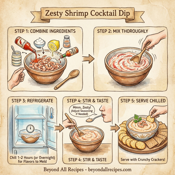 Zesty Shrimp Cocktail Dip instructions