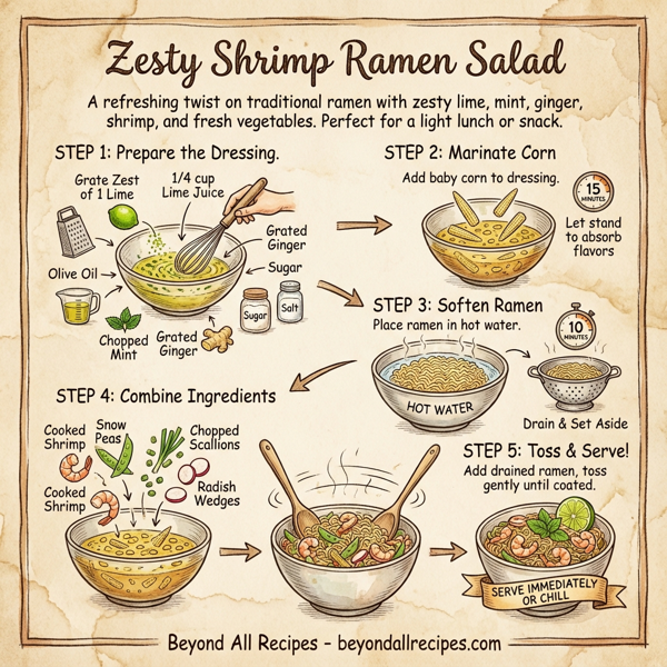 Zesty Shrimp Ramen Salad instructions