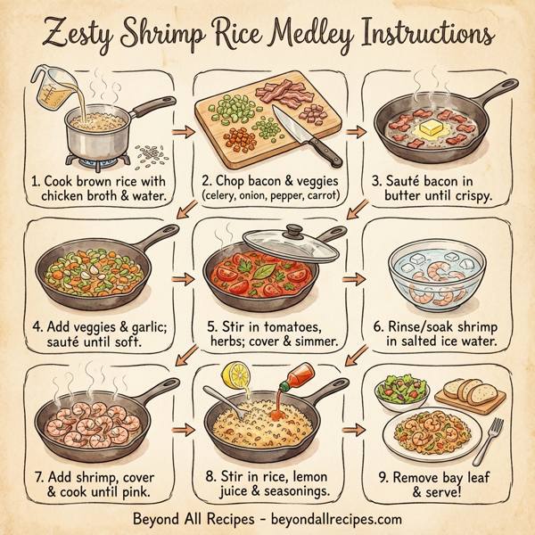 Zesty Shrimp Rice Medley instructions