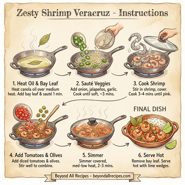 Zesty Shrimp Veracruz instructions
