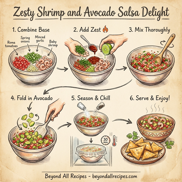 Zesty Shrimp and Avocado Salsa Delight instructions