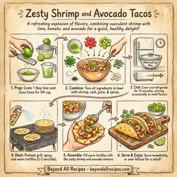 Zesty Shrimp and Avocado Tacos instructions