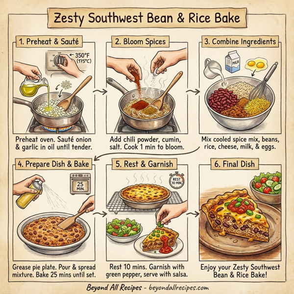Zesty Southwest Bean & Rice Bake instructions