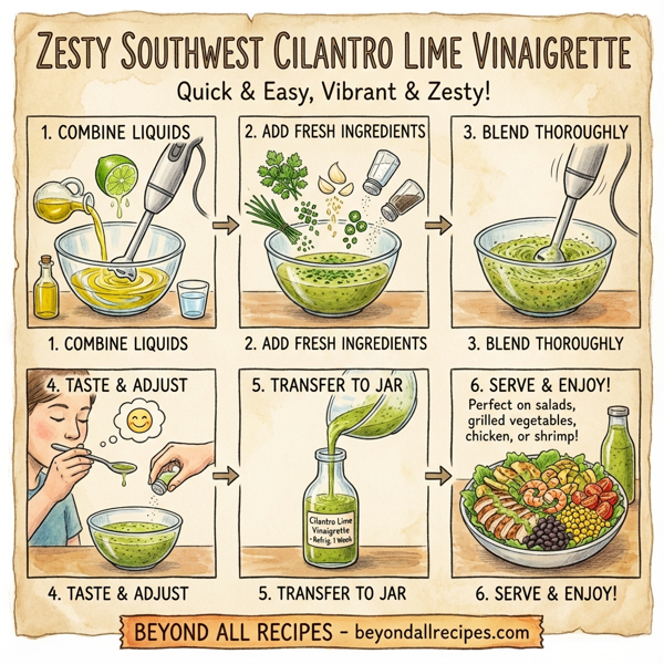 Zesty Southwest Cilantro Lime Vinaigrette instructions
