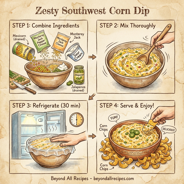 Zesty Southwest Corn Dip instructions