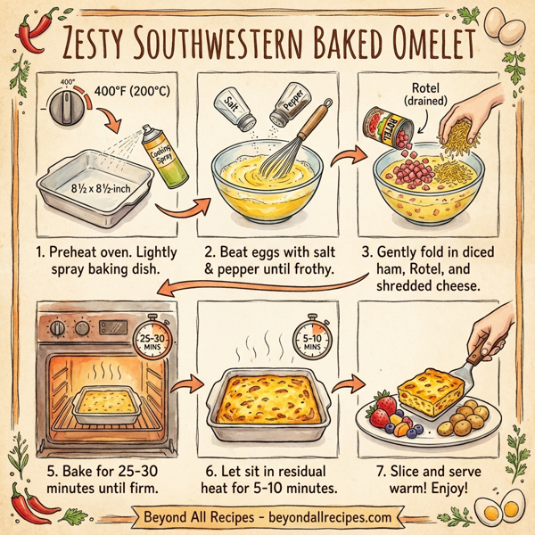 Zesty Southwestern Baked Omelet instructions