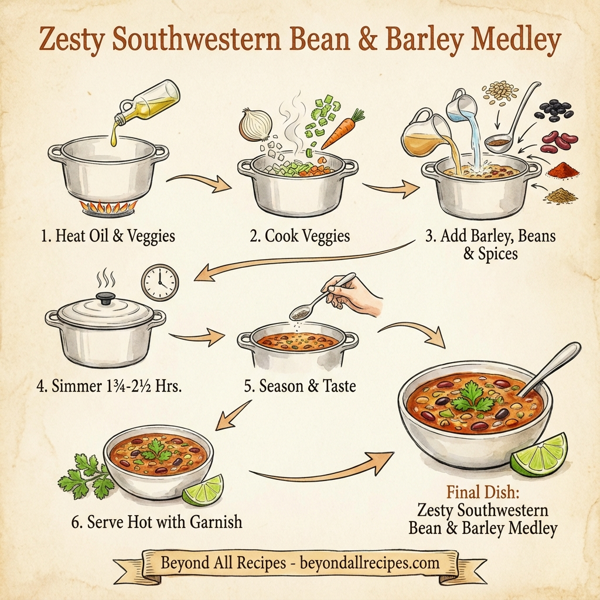 Zesty Southwestern Bean & Barley Medley instructions