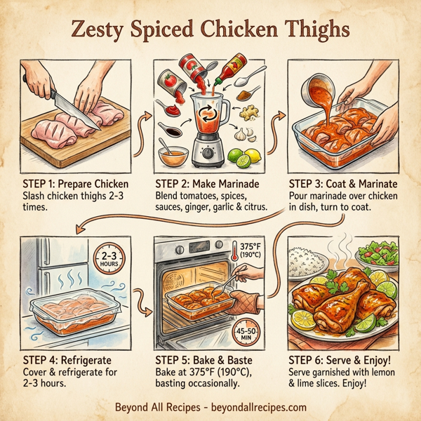 Zesty Spiced Chicken Thighs instructions