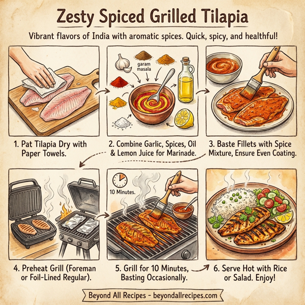 Zesty Spiced Grilled Tilapia instructions
