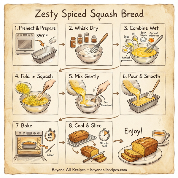 Zesty Spiced Squash Bread instructions
