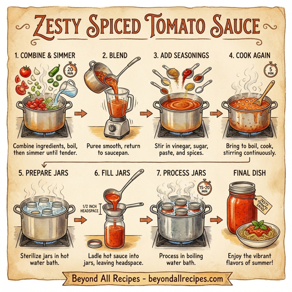 Zesty Spiced Tomato Sauce instructions
