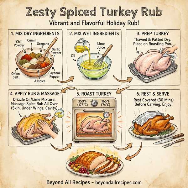 Zesty Spiced Turkey Rub instructions