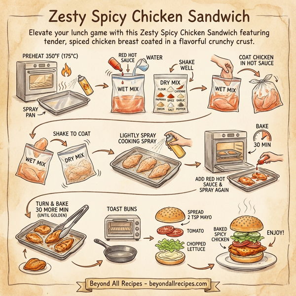 Zesty Spicy Chicken Sandwich instructions