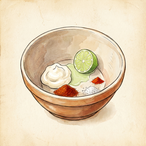 Zesty Spicy Chili Lime Aioli instructions