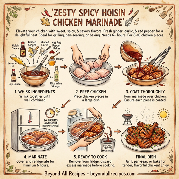 Zesty Spicy Hoisin Chicken Marinade instructions