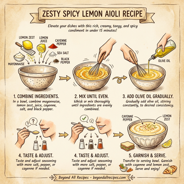 Zesty Spicy Lemon Aioli instructions