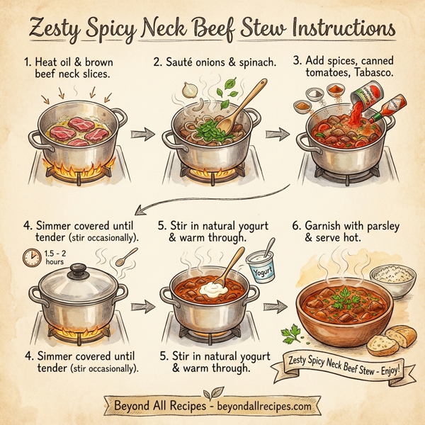 Zesty Spicy Neck Beef Stew instructions