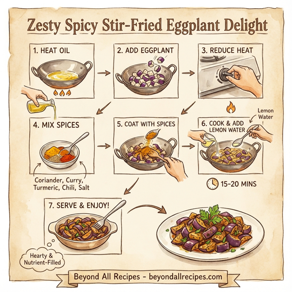 Zesty Spicy Stir-Fried Eggplant Delight instructions