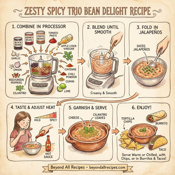 Zesty Spicy Trio Bean Delight instructions