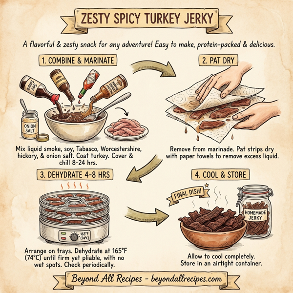 Zesty Spicy Turkey Jerky instructions
