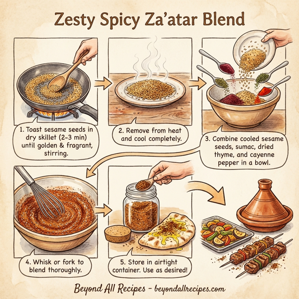 Zesty Spicy Za'atar Blend instructions