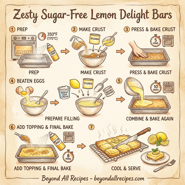 Zesty Sugar-Free Lemon Delight Bars instructions