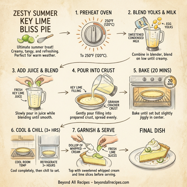 Zesty Summer Key Lime Bliss Pie instructions