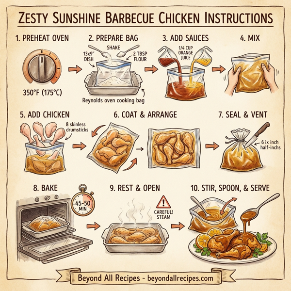 Zesty Sunshine Barbecue Chicken instructions