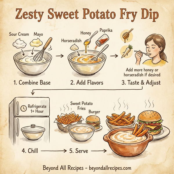 Zesty Sweet Potato Fry Dip instructions