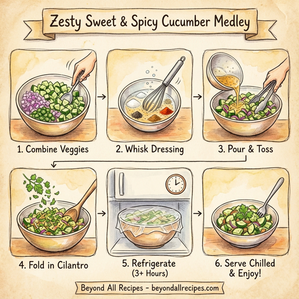 Zesty Sweet & Spicy Cucumber Medley instructions