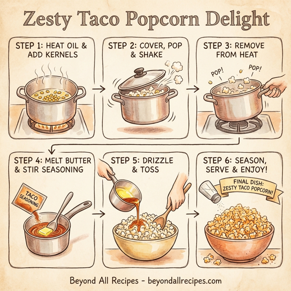 Zesty Taco Popcorn Delight instructions