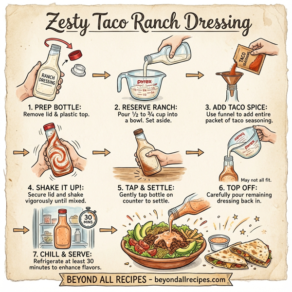 Zesty Taco Ranch Dressing instructions