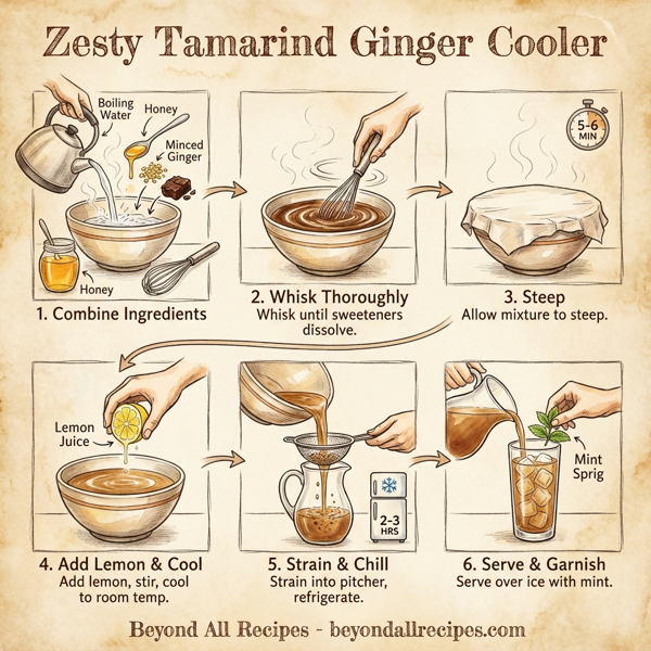 Zesty Tamarind Ginger Cooler instructions