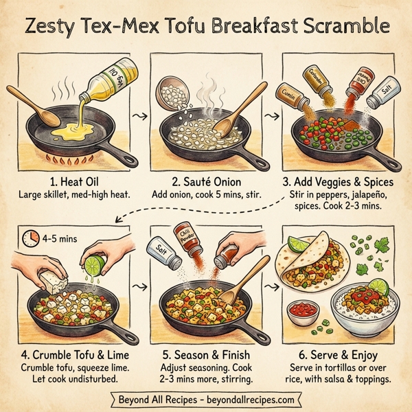 Zesty Tex-Mex Tofu Breakfast Scramble instructions