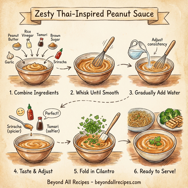 Zesty Thai-Inspired Peanut Sauce instructions