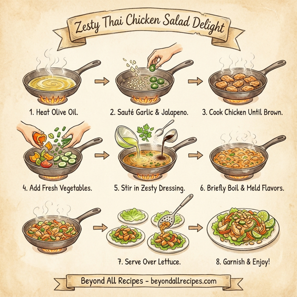 Zesty Thai Chicken Salad Delight instructions