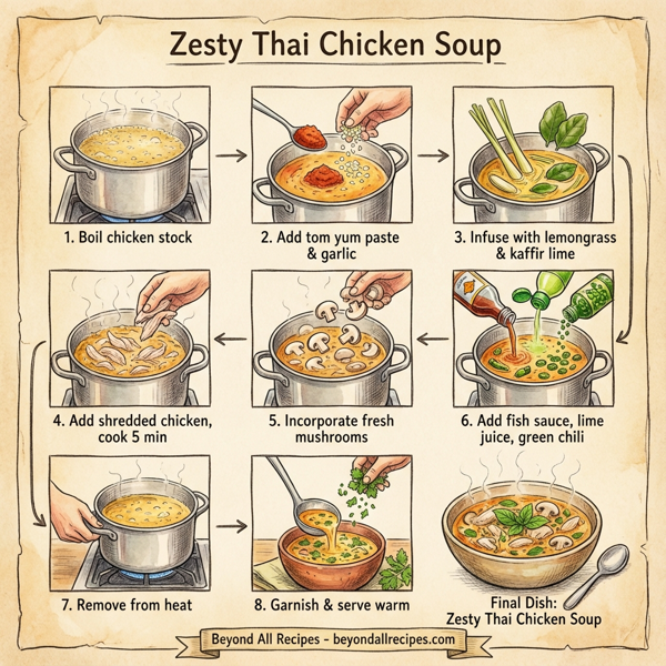 Zesty Thai Chicken Soup instructions