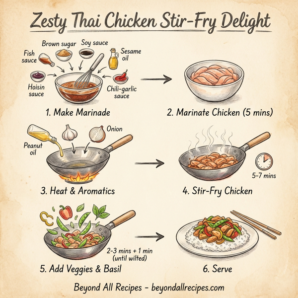 Zesty Thai Chicken Stir-Fry Delight instructions