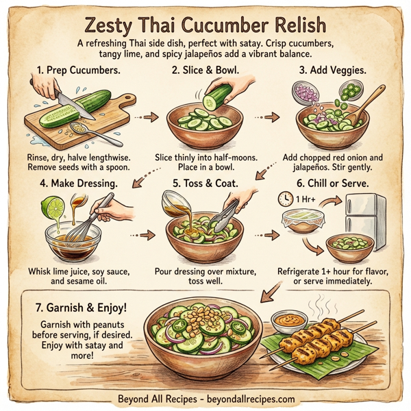 Zesty Thai Cucumber Relish instructions