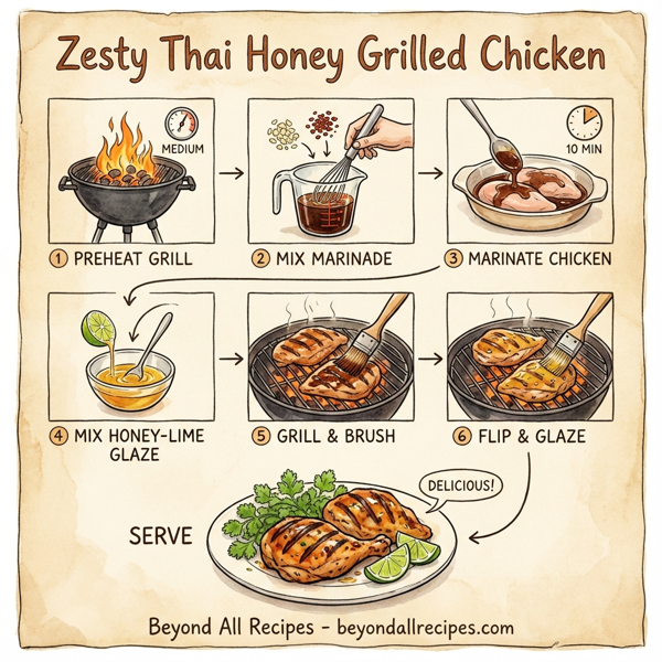 Zesty Thai Honey Grilled Chicken instructions