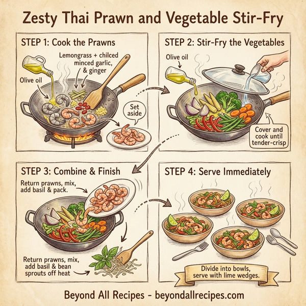 Zesty Thai Prawn and Vegetable Stir-Fry instructions