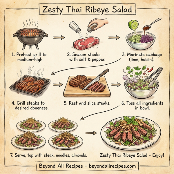 Zesty Thai Ribeye Salad instructions