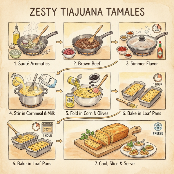 Zesty TiaJuana Tamales instructions