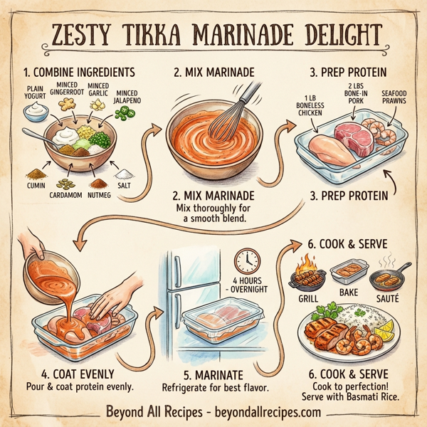 Zesty Tikka Marinade Delight instructions