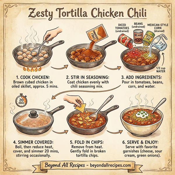 Zesty Tortilla Chicken Chili instructions