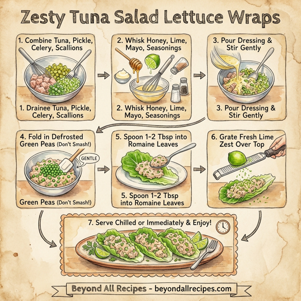 Zesty Tuna Salad Lettuce Wraps instructions