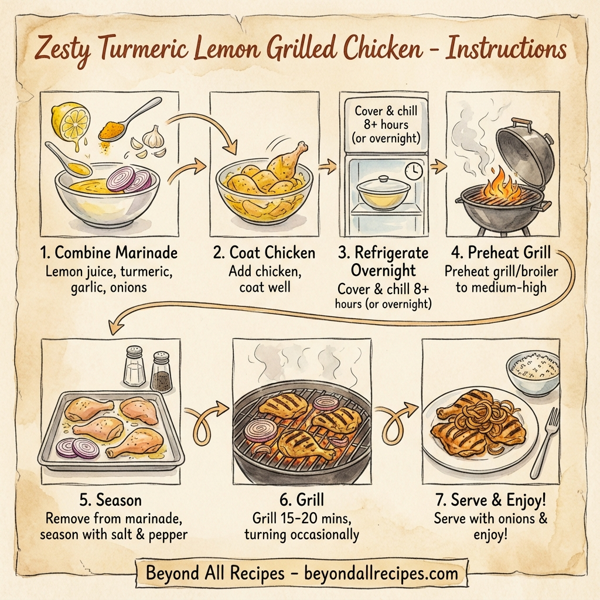 Zesty Turmeric Lemon Grilled Chicken instructions